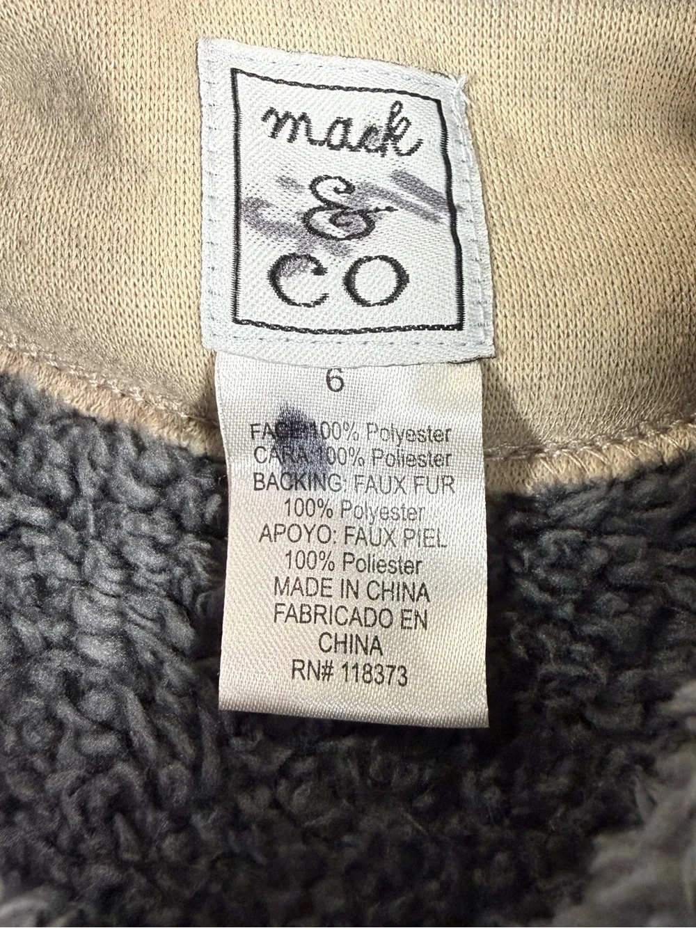 MACK & CO Girls Pleated Swing Coat 6 Faux Fur Double Breasted Princess Cottage